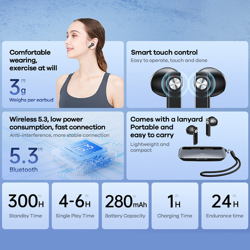 Bezdrátová Bluetooth sluchátka REMAX AlloyBuds M2 TWS IPX6 vodotěsná hudební HD sluchátka pro volání Bezdrátová Bluetooth sluchátka REMAX AlloyBuds M2 TWS IPX6 vodotěsná hudební HD sluchátka pro volání